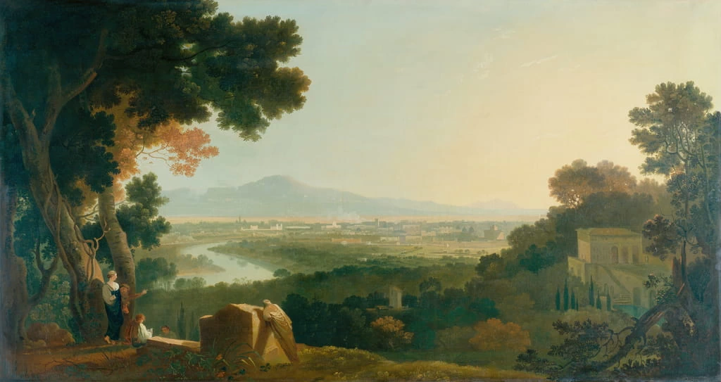 Veduta di Roma da Villa Madama